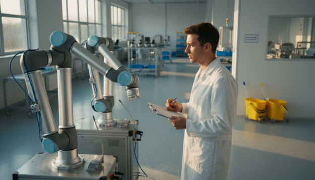 Reinraumroboter erklärt: Effizienz und Sauberkeit für Facility-Manager