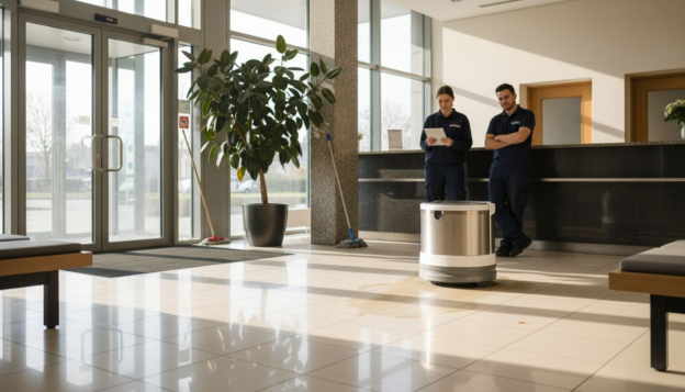 7 praxisbeispiele robotik-einsatz für effiziente Gebäudereinigung