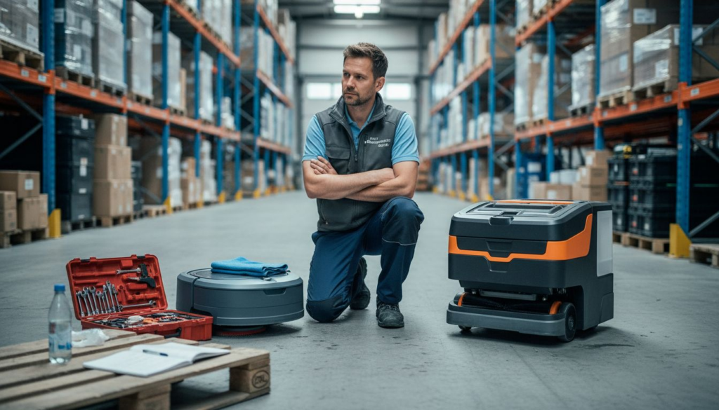 Ein Gebäudemanager nimmt zwei verschiedene Modelle von Reinigungsrobotern unter die Lupe und vergleicht deren Funktionen.