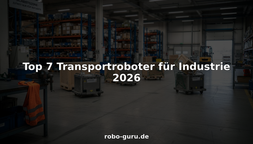 Im Lager einer Fabrik transportieren autonome Roboter Kisten von einem Ort zum anderen.